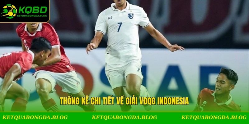 Thống kê chi tiết về giải VĐQG Indonesia